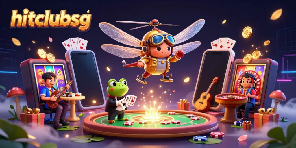 Experience thrilling gameplay at hitclubsg with vibrant casino elements and exciting characters.