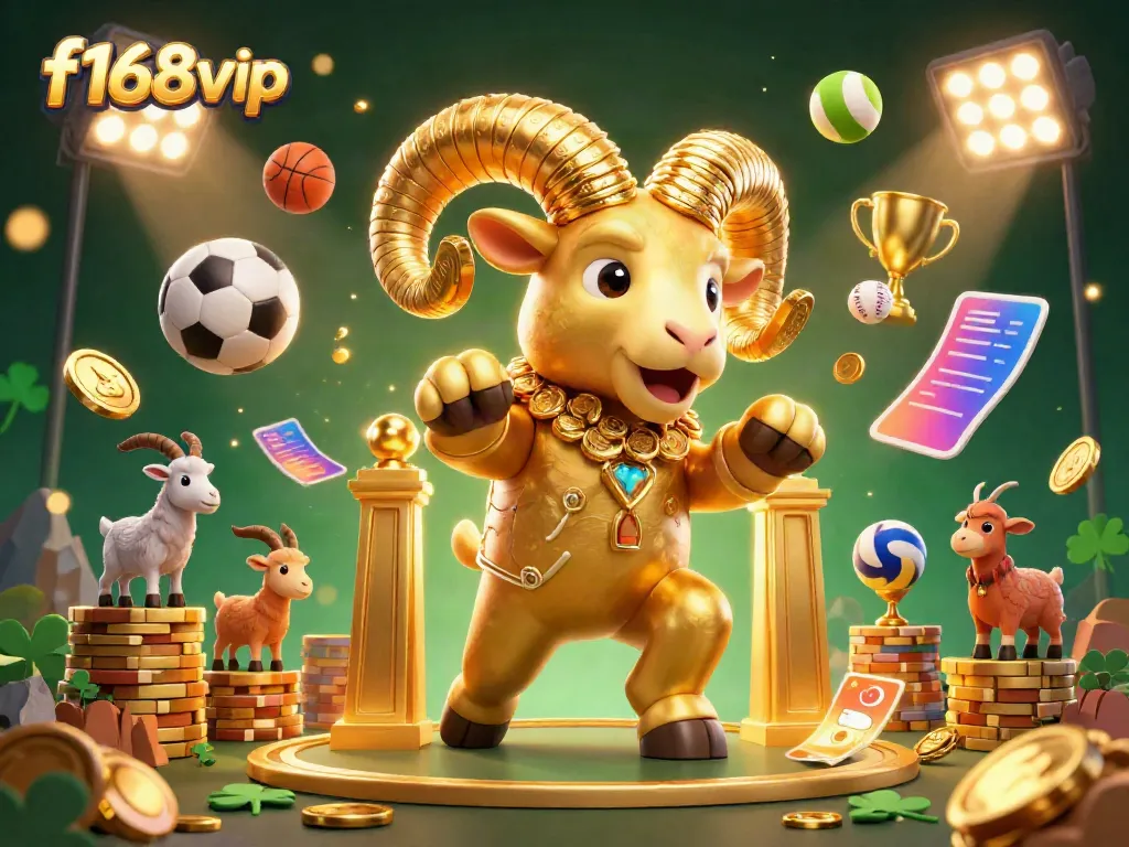 Experience the vibrant world of f168vip with lively casino elements and thrilling sports action.
